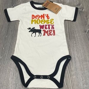 New Lazy One Baby Bodysuit 18 Months Moose K5